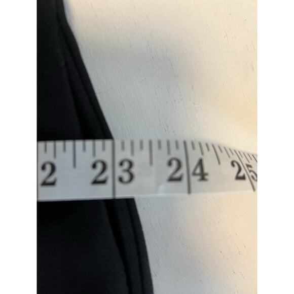 Talbots Black Shift Midi Dress Long Sleeves Cocktail Evening Size 16 Crepe 40”L - Picture 12 of 16